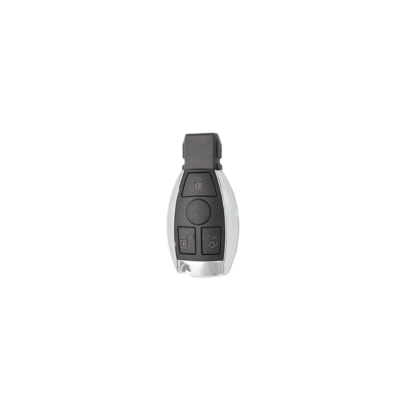 CARCASA MANDO MERCEDES KEYLESS 3 BOT CROMADA CARCASA MANDO MERCEDES KEYLESS 3 BOT CROMADA