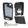 CARCASA PLEGABLE VW GOLF VII  3 BOTONES  HU66