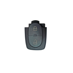 CARCASA MANDO PLEGABLE AUDI 2 BOTONES PILA GRANDE