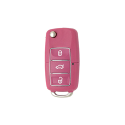 TELEMANDO KEYDIY KDB03 3 BOTONES TIPO VAG ROSA