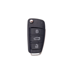 CARCASA TELEMANDO PLEG. AUDI (2012+) 3 BOTONES