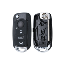 CARCASA TELEMANDO PLEGABLE FIAT TIPO 4 BOTONES