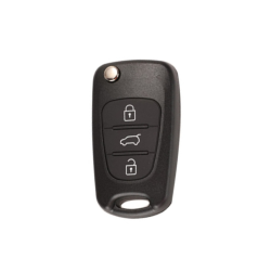 CARCASA HYUNDAI PLEGABLE 3 BOTONES NEGRA HYN14