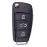 CARCASA TELEMANDO PLEGABLE AUDI 3 BOTONES
