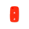 FUNDA MANDO AUDI ROJO 2 BOTONES
