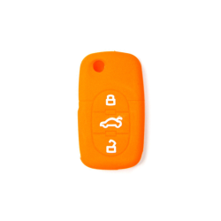 FUNDA MANDO AUDI AZUL CLARO 3 BOTONES
