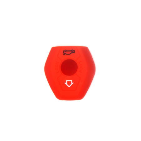 FUNDA MANDO FIJO  BMW ROJO 3  BOTONES