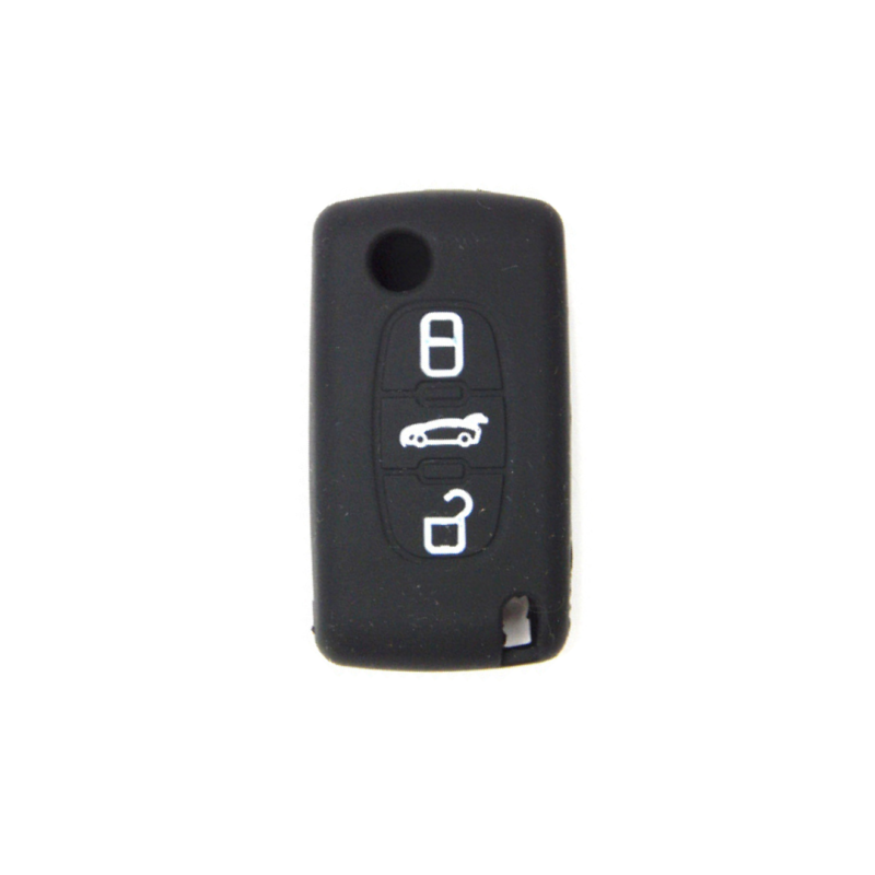 FUNDA MANDO CITROEN/PEUGEOT NEGRO 3 BOTONES FUNDA MANDO CITROEN/PEUGEOT NEGRO 3 BOTONES