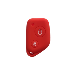 FUNDA MANDO FIJO CITROEN/PEUGEOT ROJO 2 BOTONES