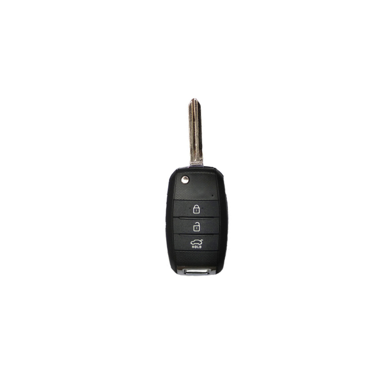CARCASA TELEMANDO PLEGABLE KIA HYN17R 3 BOTONES
