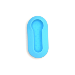FUNDA MANDO FIAT/PSA AZUL 3 BOTONES