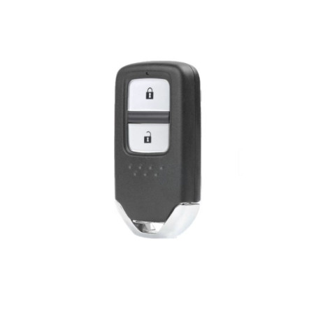 CARCASA TELEMANDO KEYLESS CROMADO HONDA 2 BOTONES