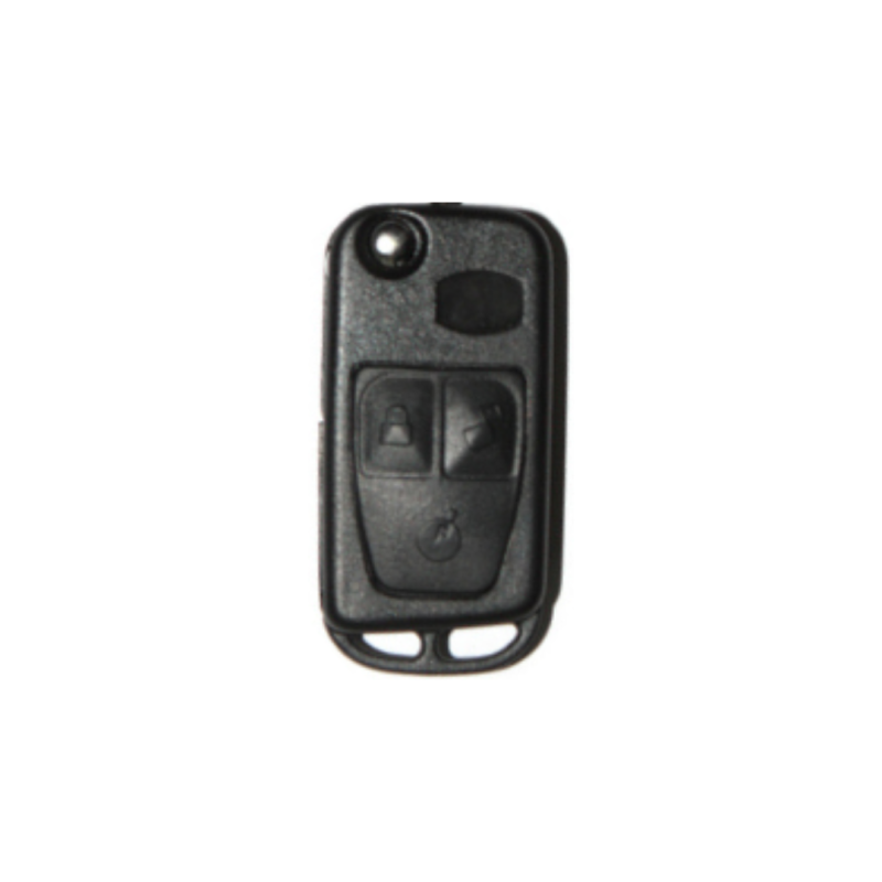 CARCASA MANDO PLEGABLE MERCEDES 3 BOTONES HU39