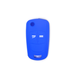 FUNDA MANDO PLEG OPEL AZUL OSCURO 2 BOTONES