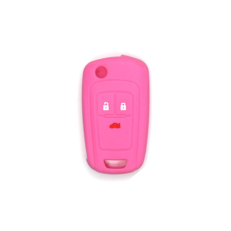 FUNDA MANDO PLEG OPEL ROSA 3 BOTONES