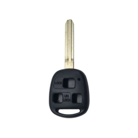 CARCASA MANDO FIJO TOYOTA 3 BOTONES TOY43