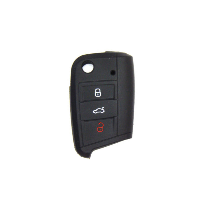 FUNDA MANDO VW-SEAT-SKODA NEGRO 3 BOTONES FUNDA MANDO VW-SEAT-SKODA NEGRO 3 BOTONES