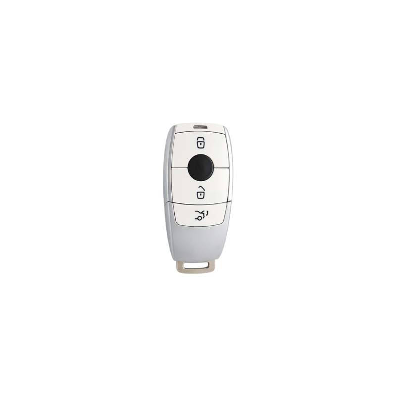 CARCASA MANDO KEYLESS MERCEDES CLASE E 3 BOT BLANC CARCASA MANDO KEYLESS MERCEDES CLASE E 3 BOT BLANC