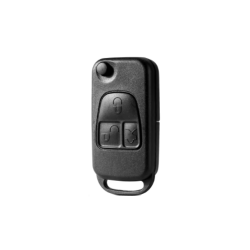CARCASA MANDO PLEGABLE MERCEDES 3 BOTONES HU64