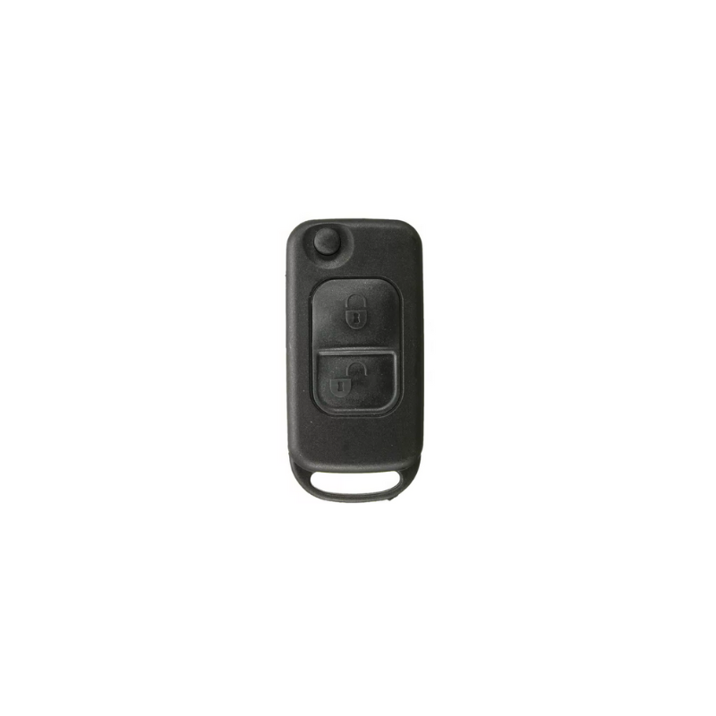 CARCASA MANDO PLEGABLE MERCEDES 2 BOTONES HU64 CARCASA MANDO PLEGABLE MERCEDES 2 BOTONES HU64