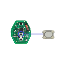 MICROPULSADOR TACTIL 4 PINES BLANCO -10 PZ-