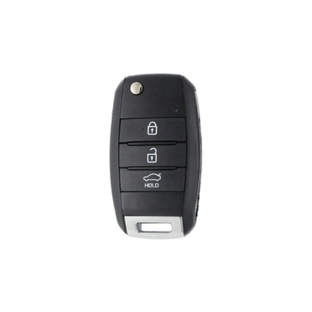 CARCASA TELEMANDO PLEGABLE KIA HYN17R 3 BOTONES