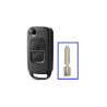 CARCASA MANDO PLEGABLE MERCEDES 2 BOTONES HU39