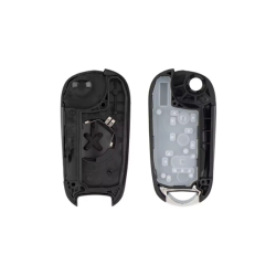 CARCASA MANDO PLEG. OPEL 2 BOTONES  HU100