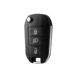 CARCASA PLEGABLE PEUGEOT 3 BOTONES LUZ HU83