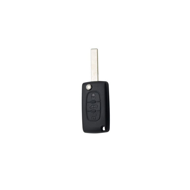 CARCASA MANDO PLEG PEUGEOT 3 BOT HU83 PILA CARCASA CARCASA MANDO PLEG PEUGEOT 3 BOT HU83 PILA CARCASA