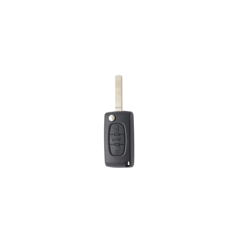 CARCASA MANDO PLEG PEUGEOT 3 BOT HU83 PILA PLACA CARCASA MANDO PLEG PEUGEOT 3 BOT HU83 PILA PLACA
