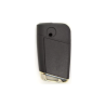 CARCASA TELEMANDO MQB VAG 3 BOTONES HU162 CROMADO